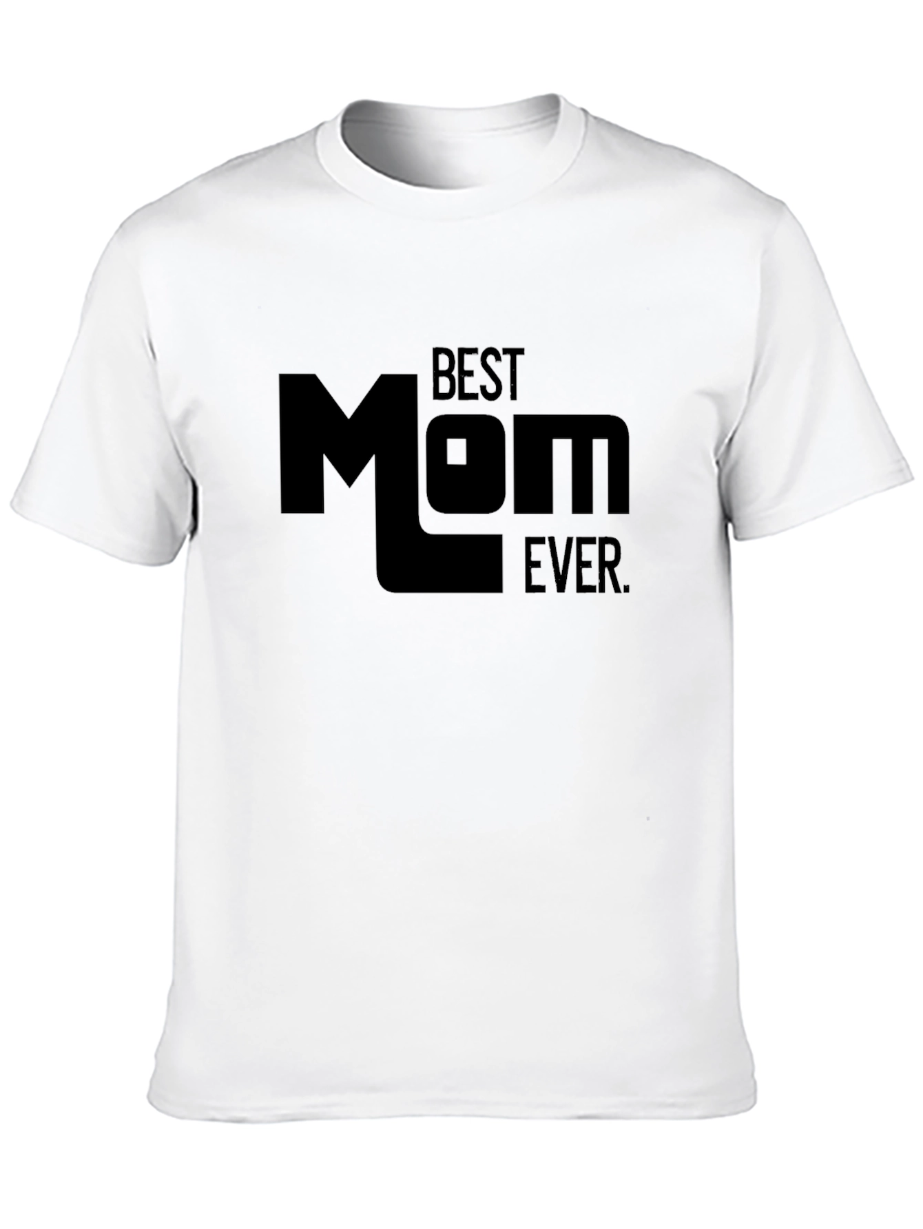 Camiseta Negra Best Mom Ever para Hombre