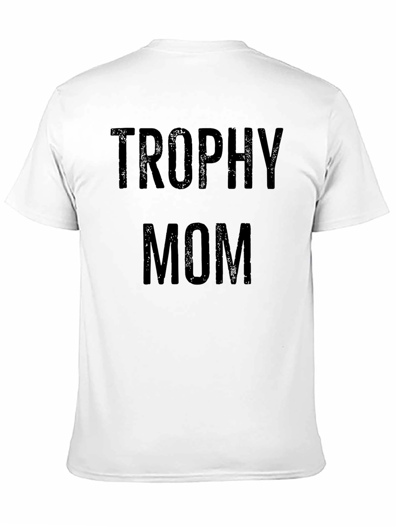 Camiseta Negra Trophy Mom para Hombre