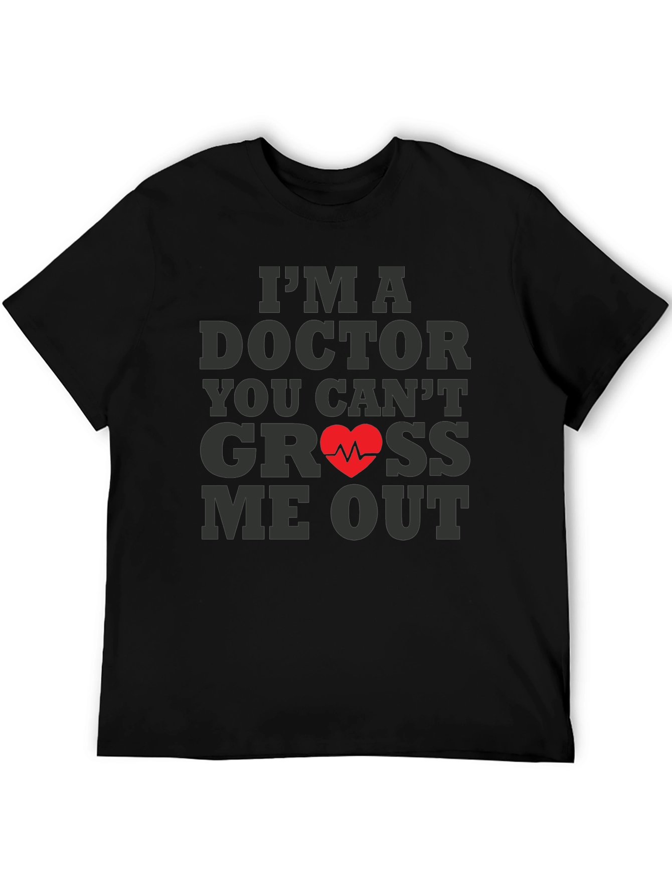 Camiseta Negra: Doctor Nada Me Asusta