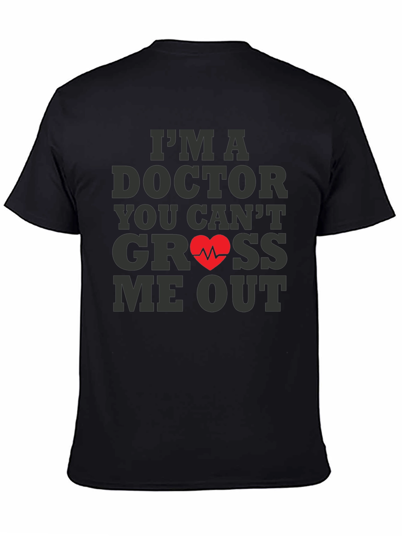 Camiseta Negra: Doctor Nada Me Asusta