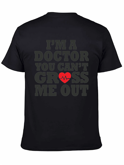 Camiseta Negra: Doctor Nada Me Asusta