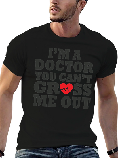 Camiseta Negra: Doctor Nada Me Asusta