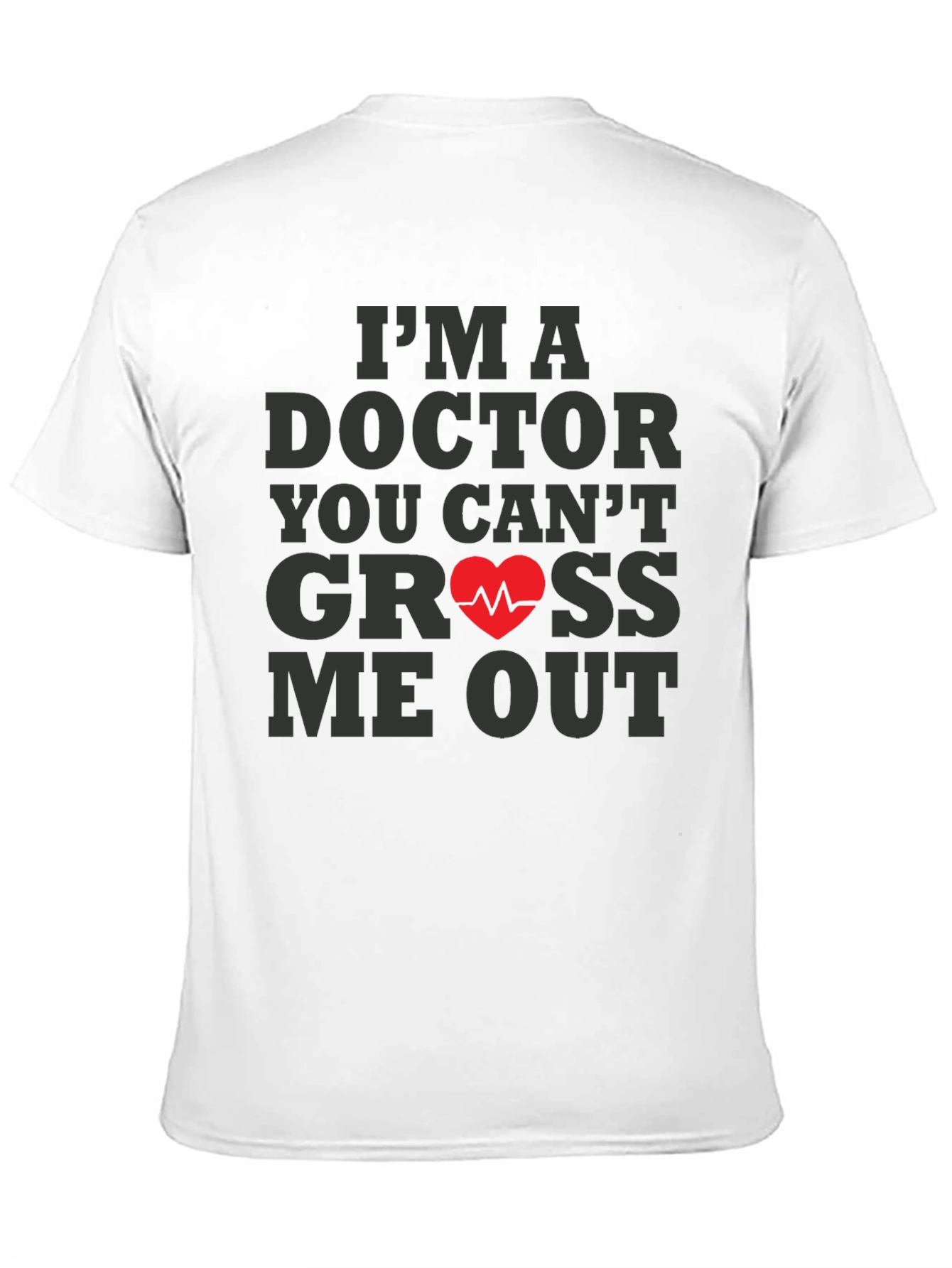 Camiseta Negra: Doctor Nada Me Asusta