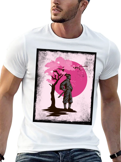 Camiseta Ninja Sakura Moon para Hombre