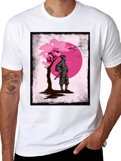 Camiseta Ninja Sakura Moon para Hombre