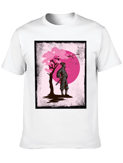 Camiseta Ninja Sakura Moon para Hombre