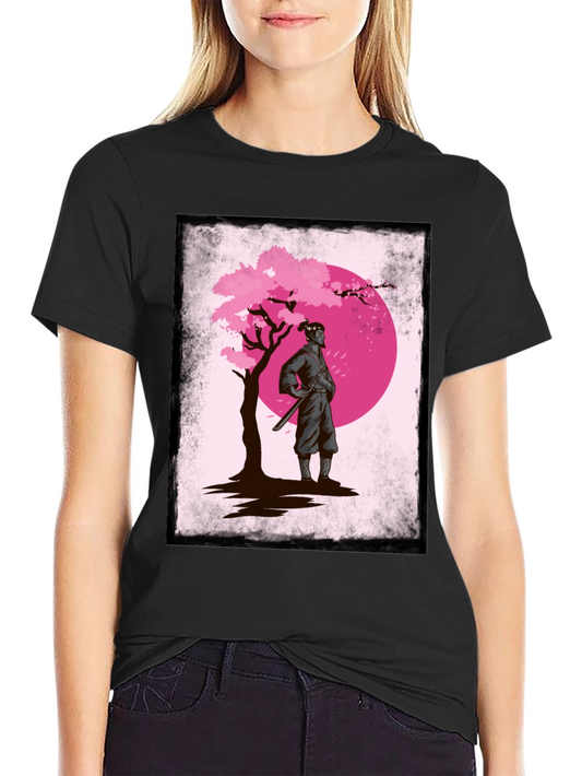 Camiseta Ninja Sakura Moon para Hombre
