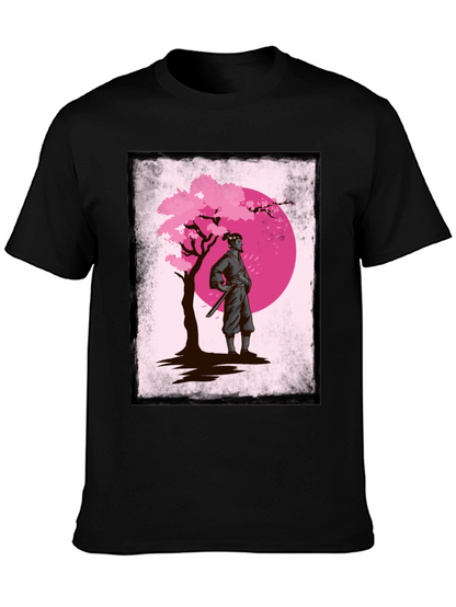 Camiseta Ninja Sakura Moon para Hombre