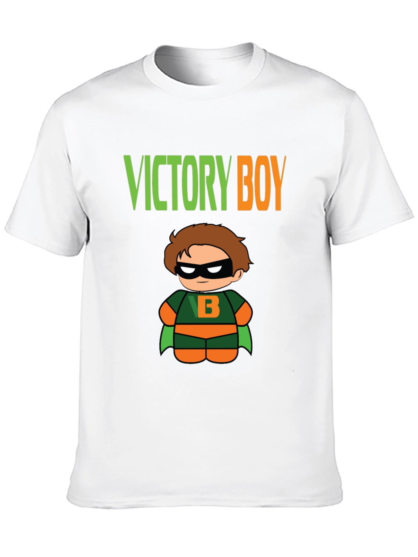 Camiseta Negra Niño Victoria Superhéroe