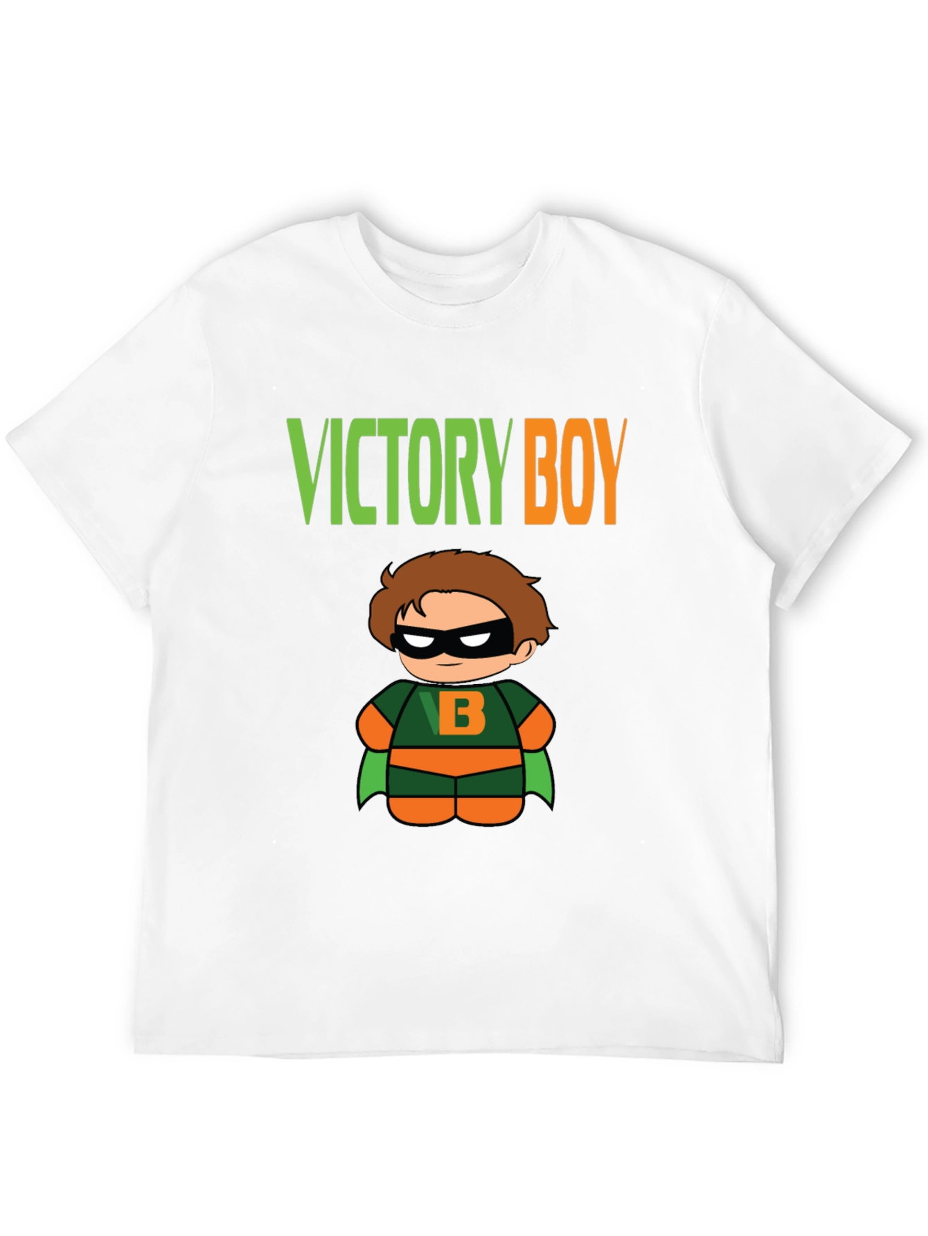 Camiseta Negra Niño Victoria Superhéroe