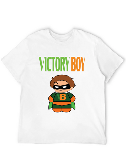Camiseta Negra Niño Victoria Superhéroe