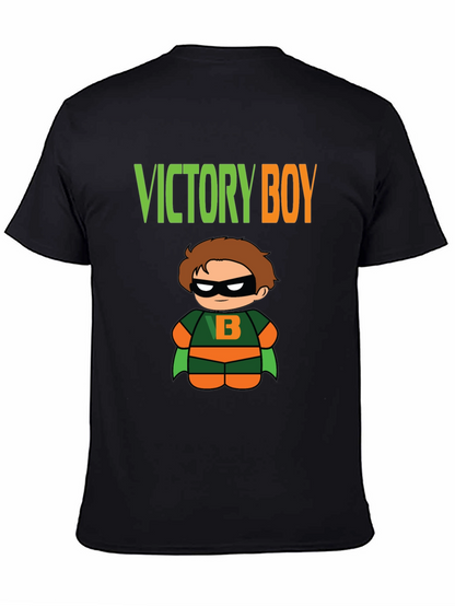 Camiseta Negra Niño Victoria Superhéroe