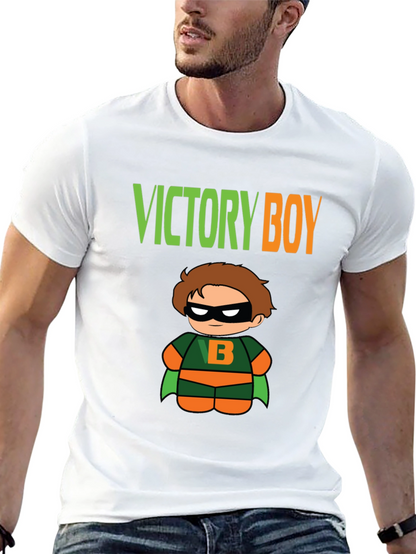 Camiseta Negra Niño Victoria Superhéroe