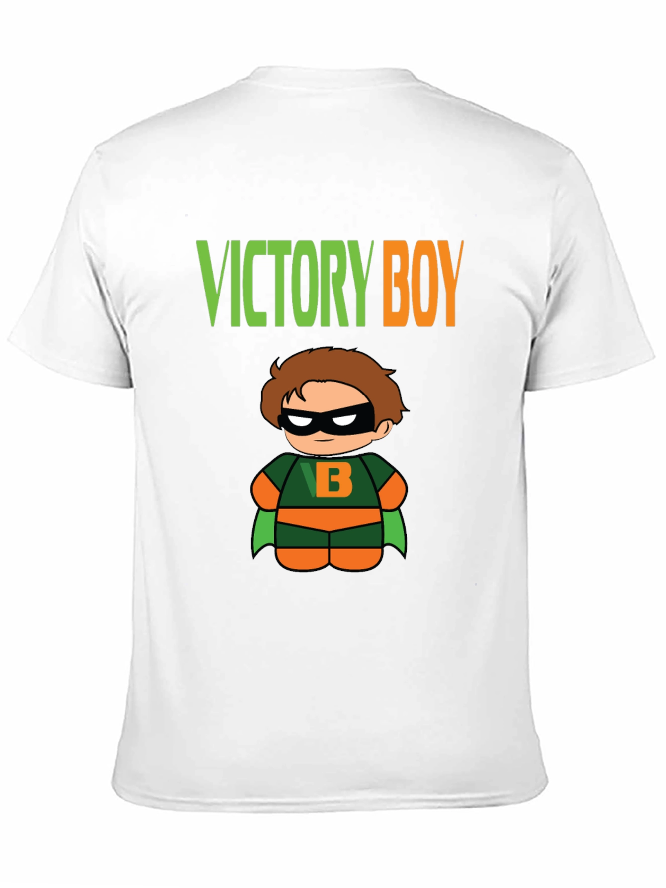 Camiseta Negra Niño Victoria Superhéroe