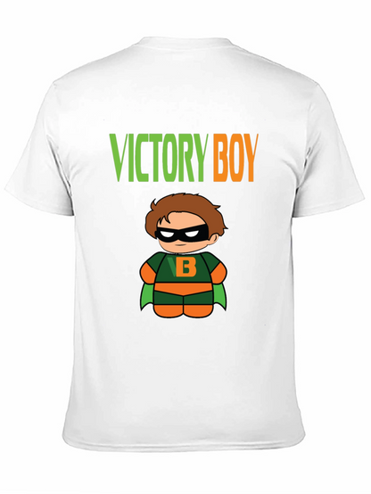 Camiseta Negra Niño Victoria Superhéroe