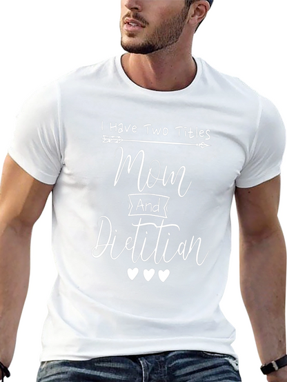 Camiseta Negra Mamá y Dietista
