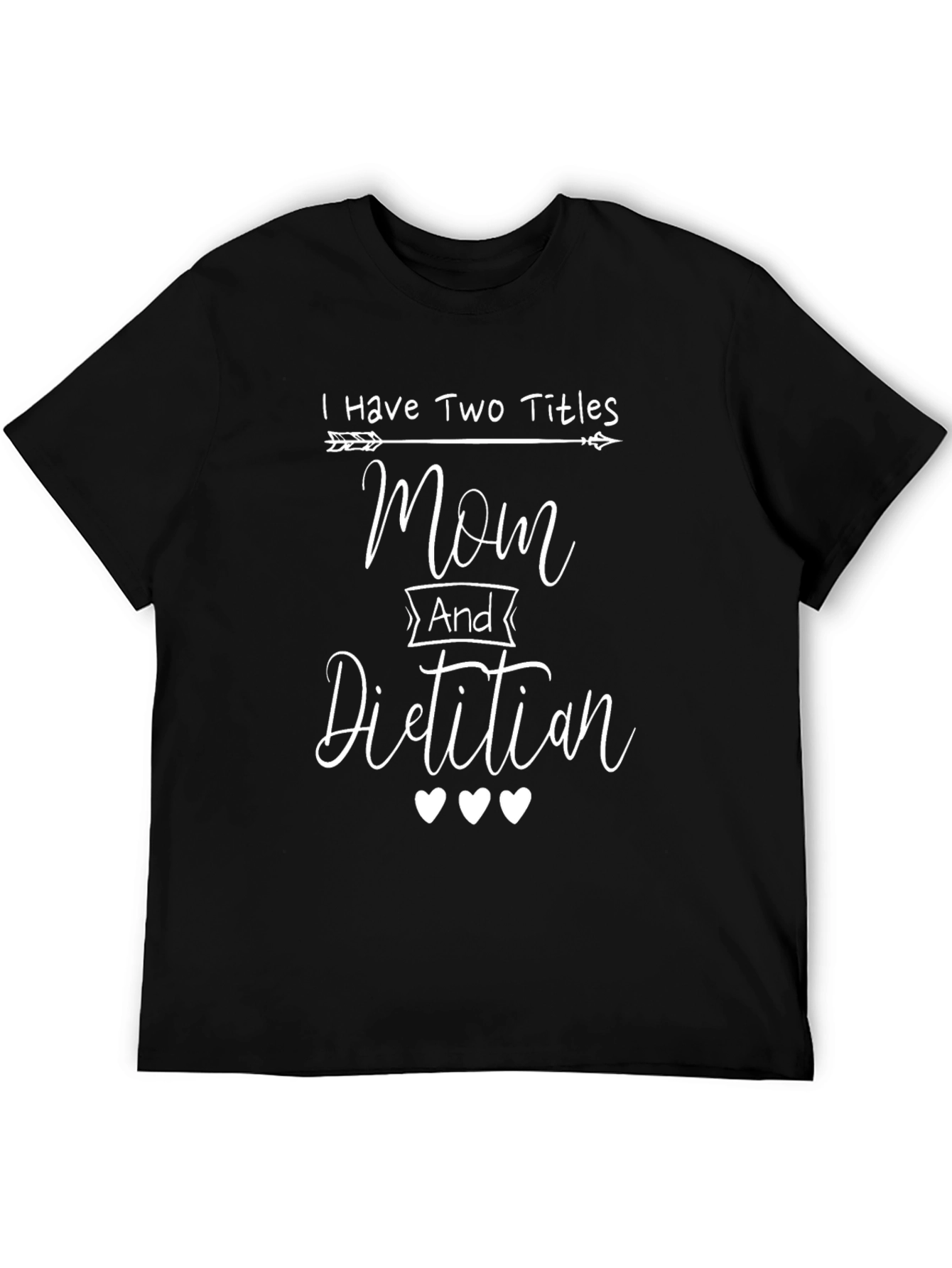 Camiseta Negra Mamá y Dietista