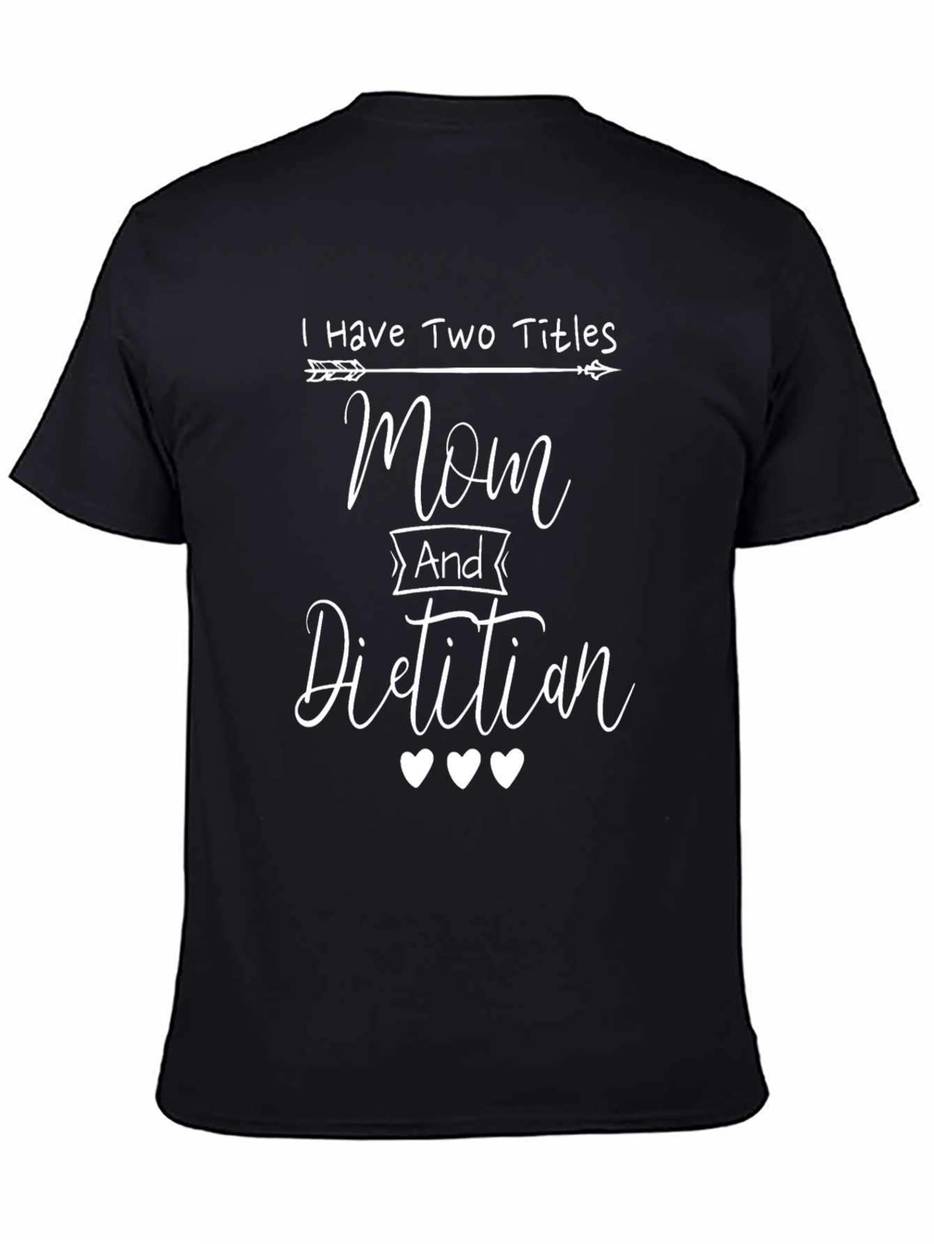 Camiseta Negra Mamá y Dietista