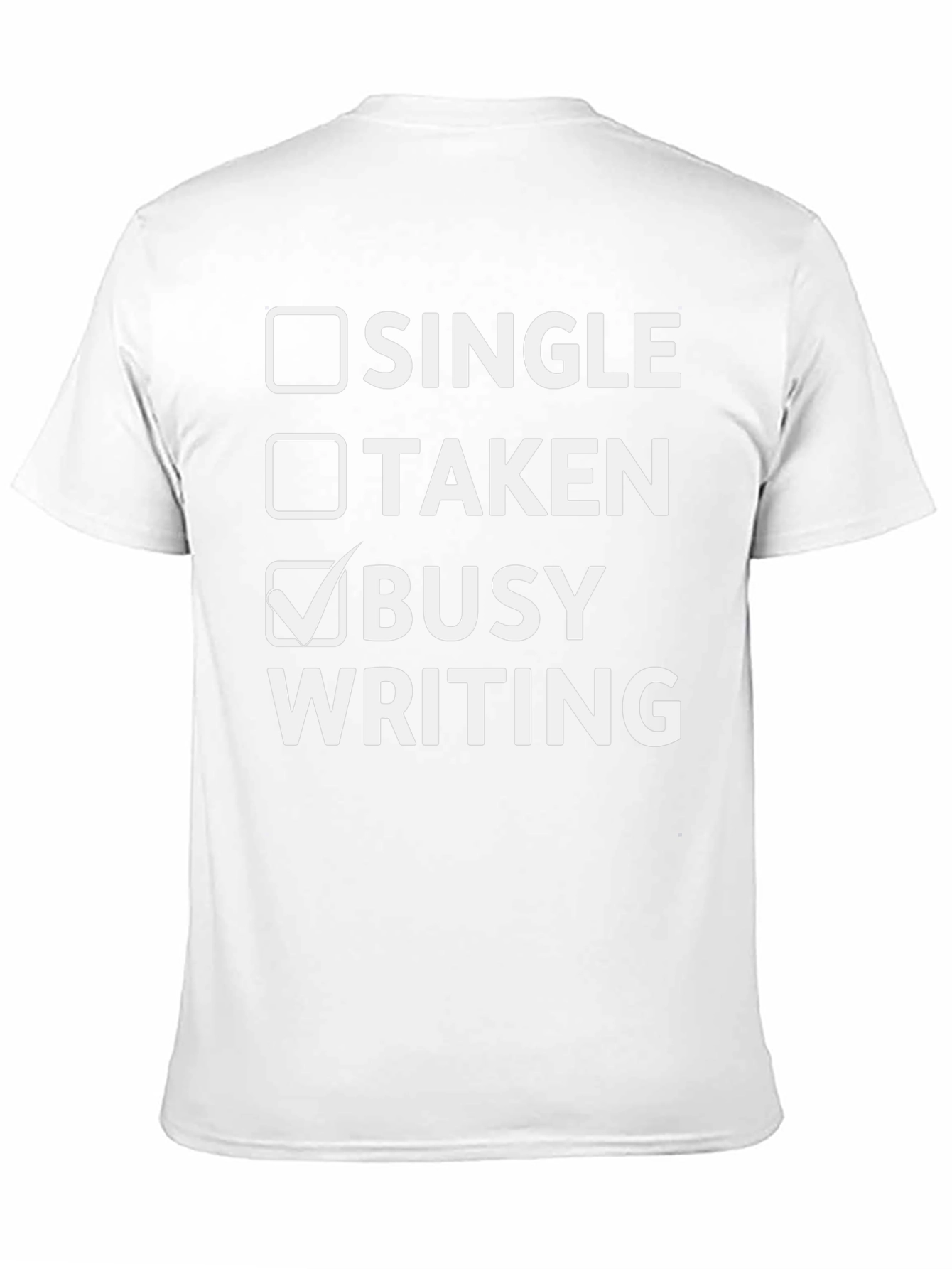 Camiseta Negra Busy Writing