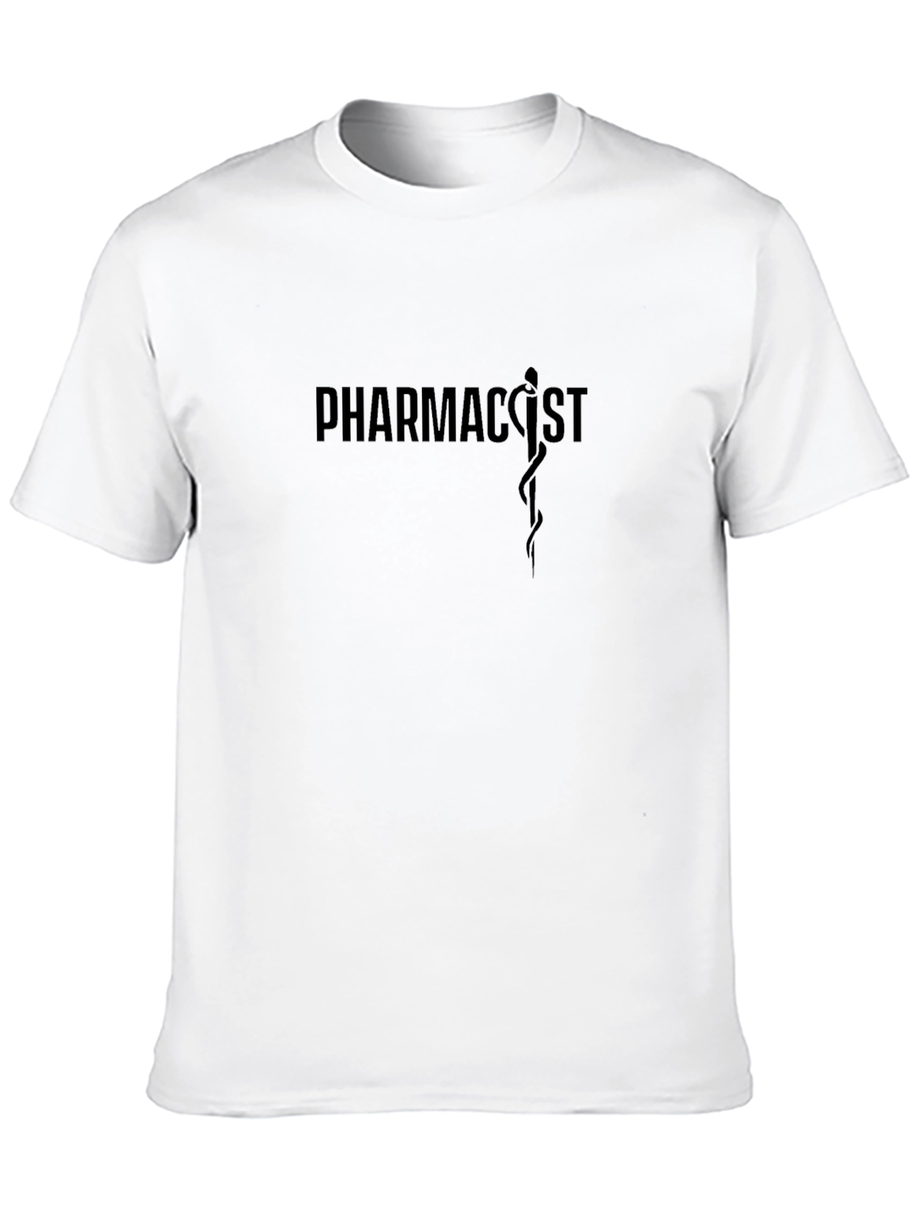 Camiseta Negra Pharmacist Diseño Médico