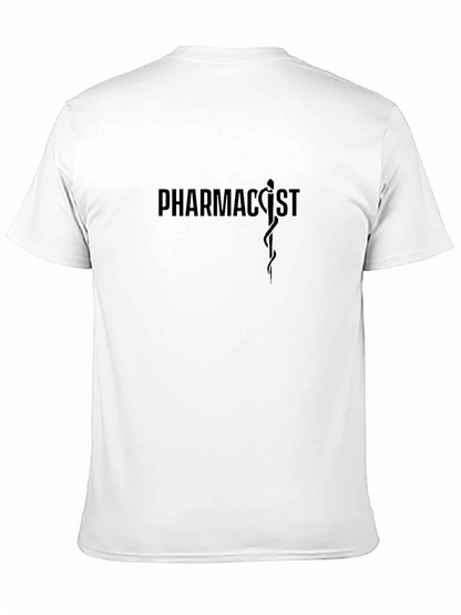 Camiseta Negra Pharmacist Diseño Médico