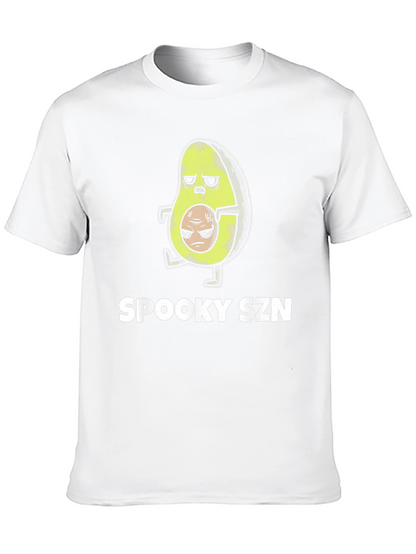 Camiseta Negra Spooky SZN Aguacate Zombie