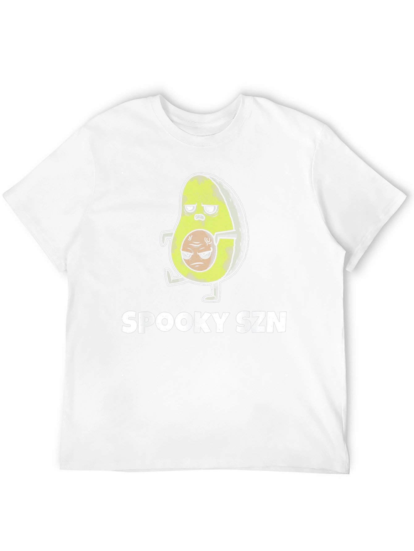 Camiseta Negra Spooky SZN Aguacate Zombie