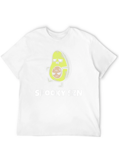 Camiseta Negra Spooky SZN Aguacate Zombie