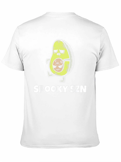Camiseta Negra Spooky SZN Aguacate Zombie