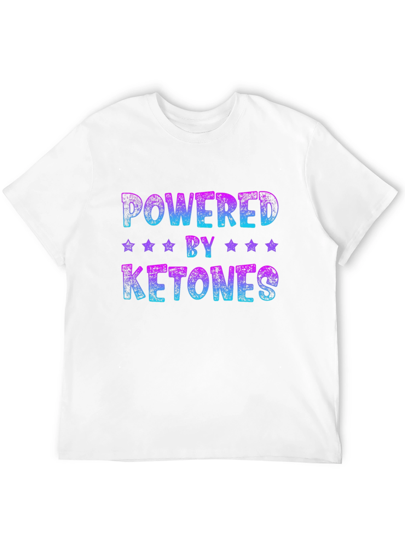 Camiseta Negra Powered by Ketones Unisex