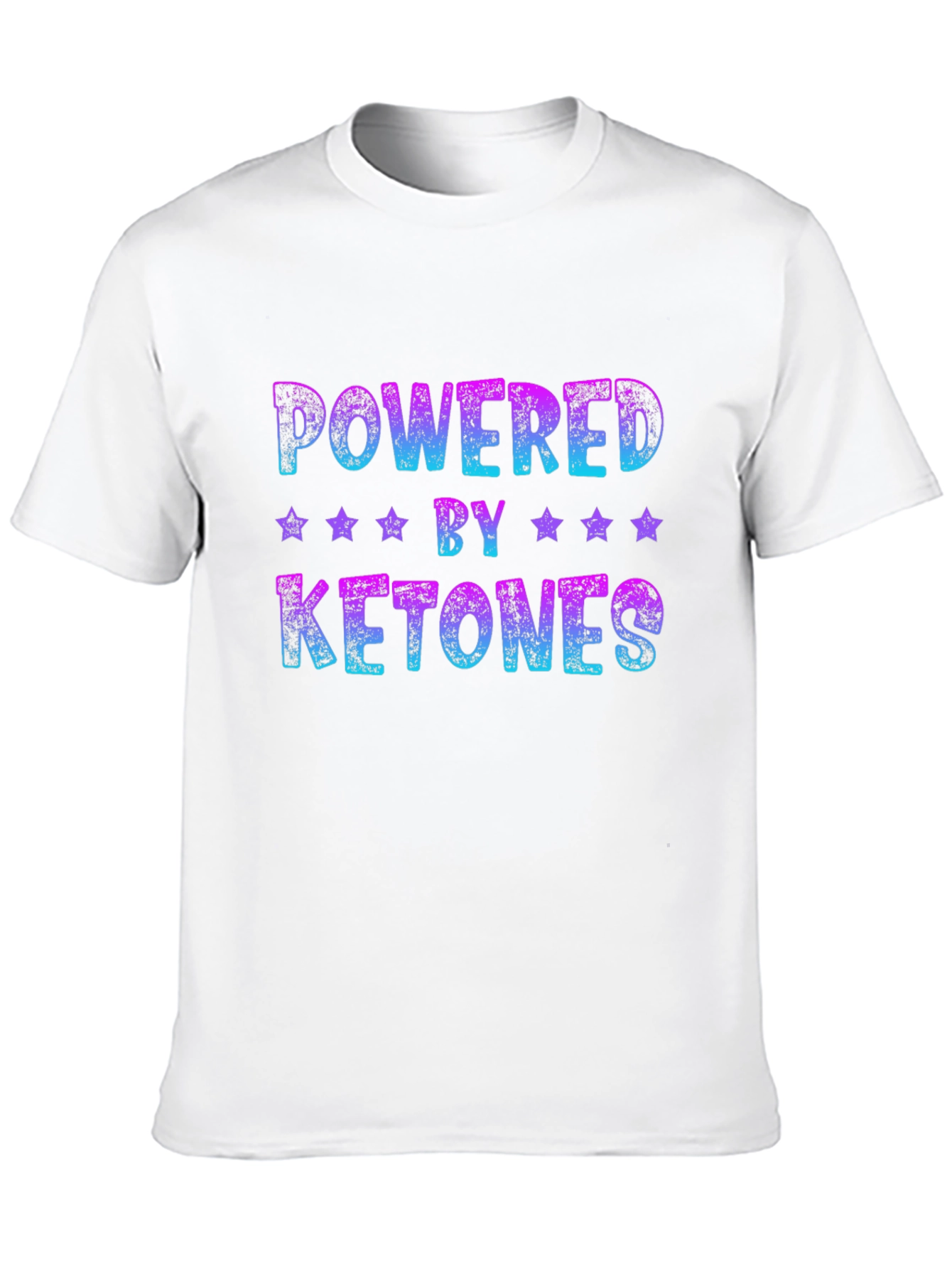 Camiseta Negra Powered by Ketones Unisex