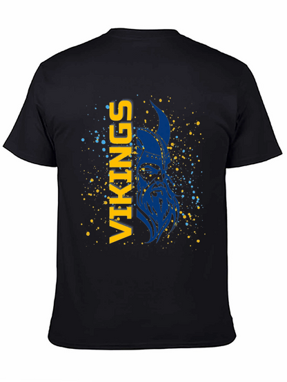 Camiseta Vikingos Azul y Amarillo - Diseño Único