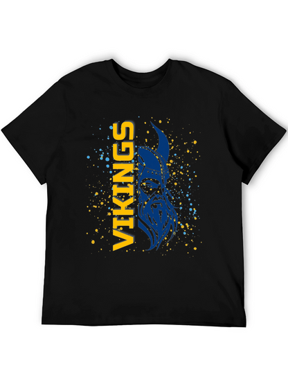 Camiseta Vikingos Azul y Amarillo - Diseño Único