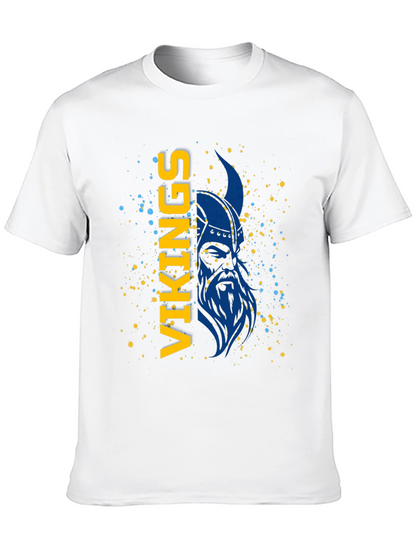 Camiseta Vikingos Azul y Amarillo - Diseño Único