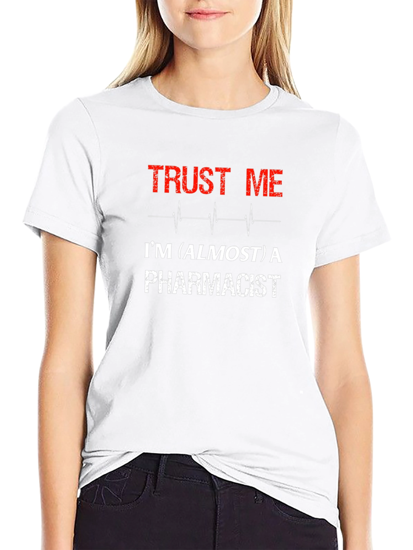 Camiseta Negra Casi Farmacéutico