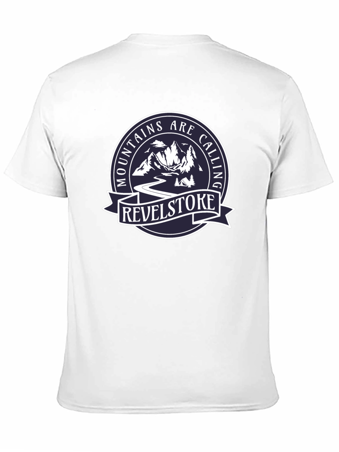 Camiseta Negra Mountains Are Calling Revelstoke