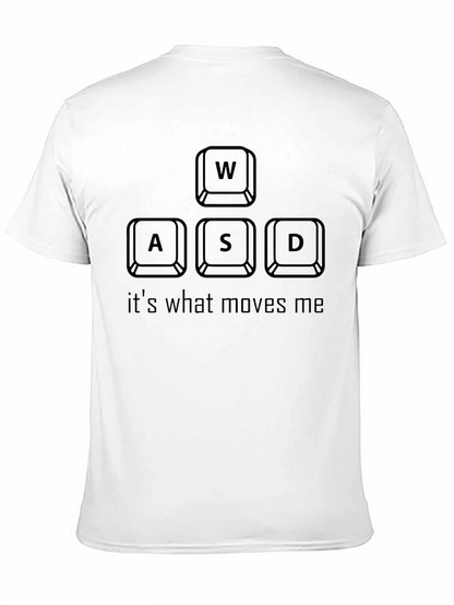 Camiseta Gamer WASD Moves Me