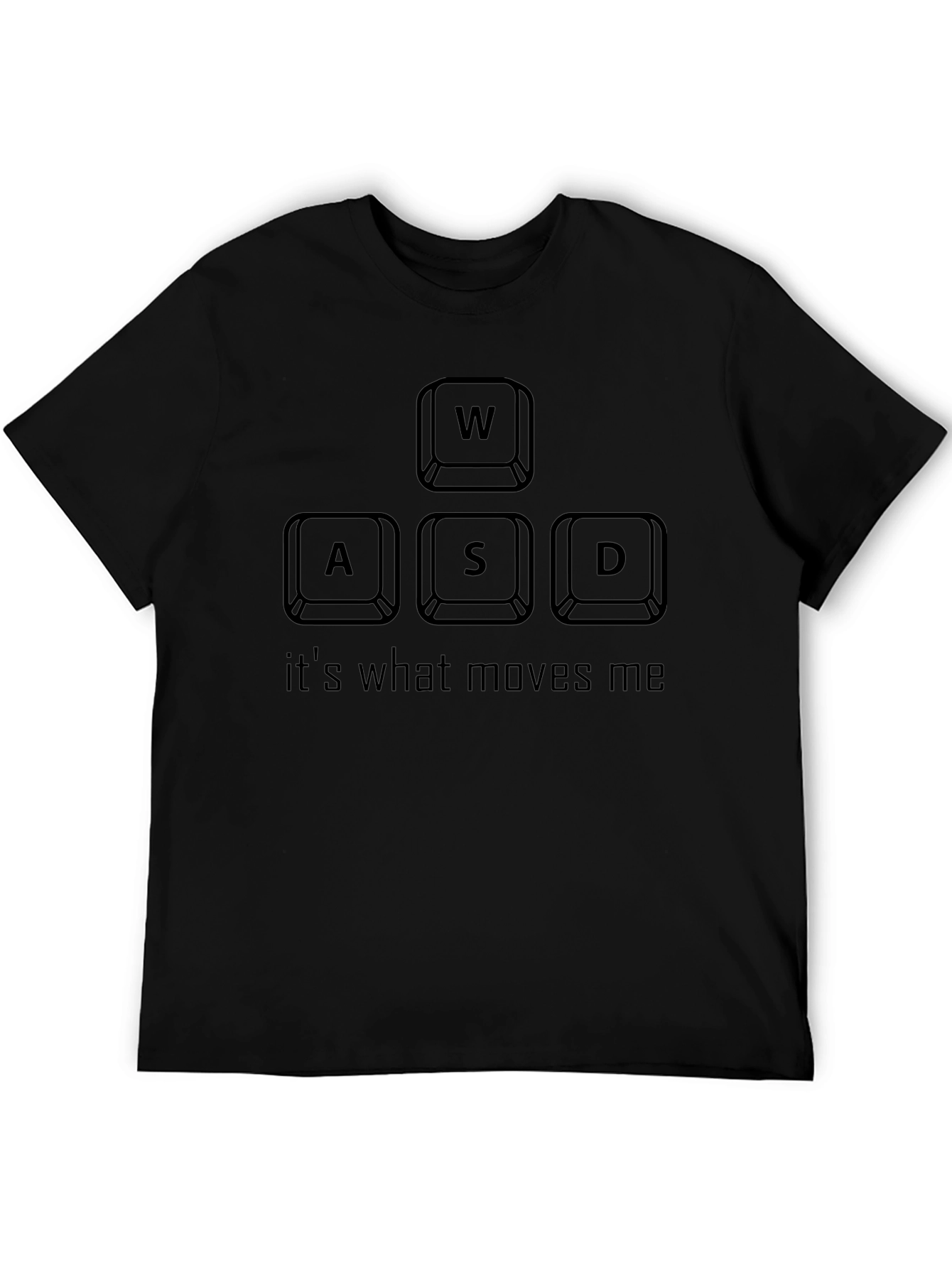 Camiseta Gamer WASD Moves Me