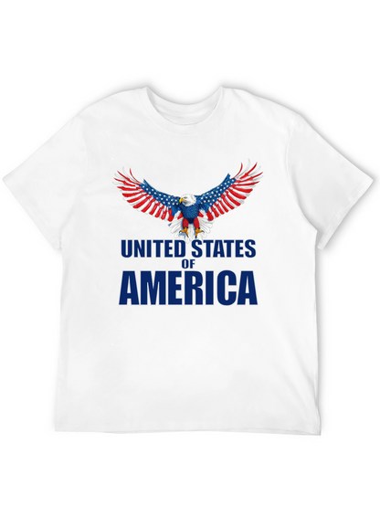 Camiseta Negra Águila USA Patriótica