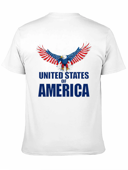 Camiseta Negra Águila USA Patriótica