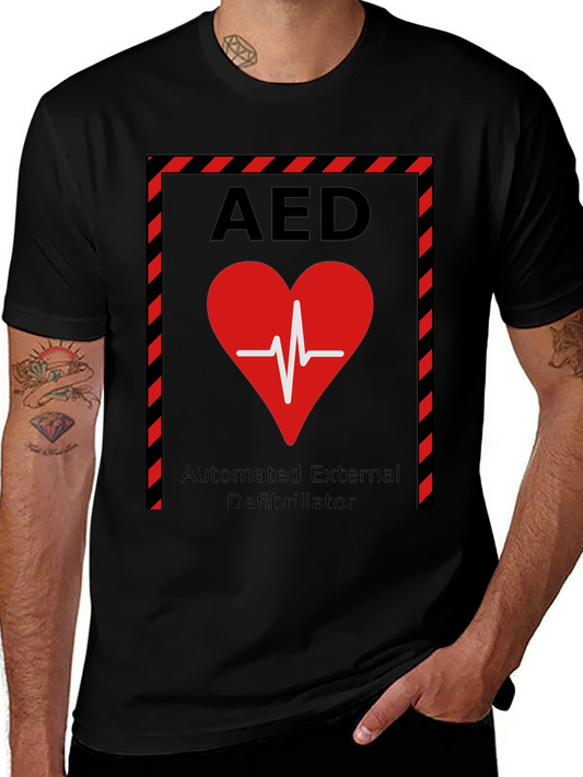 Camiseta AED Corazón - Salvavidas Urgencias Médicas