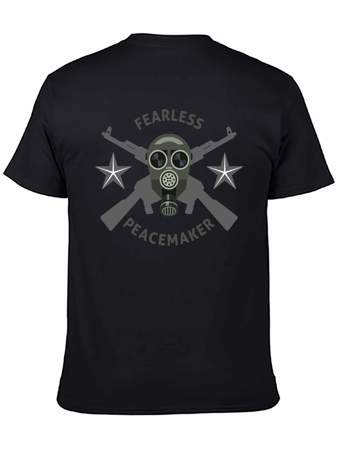 Camiseta Negra Fearless Peacemaker