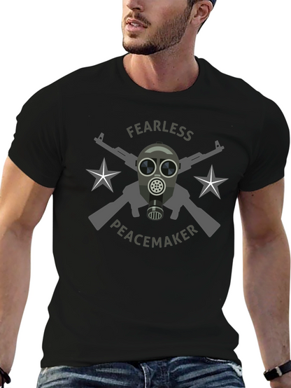 Camiseta Negra Fearless Peacemaker