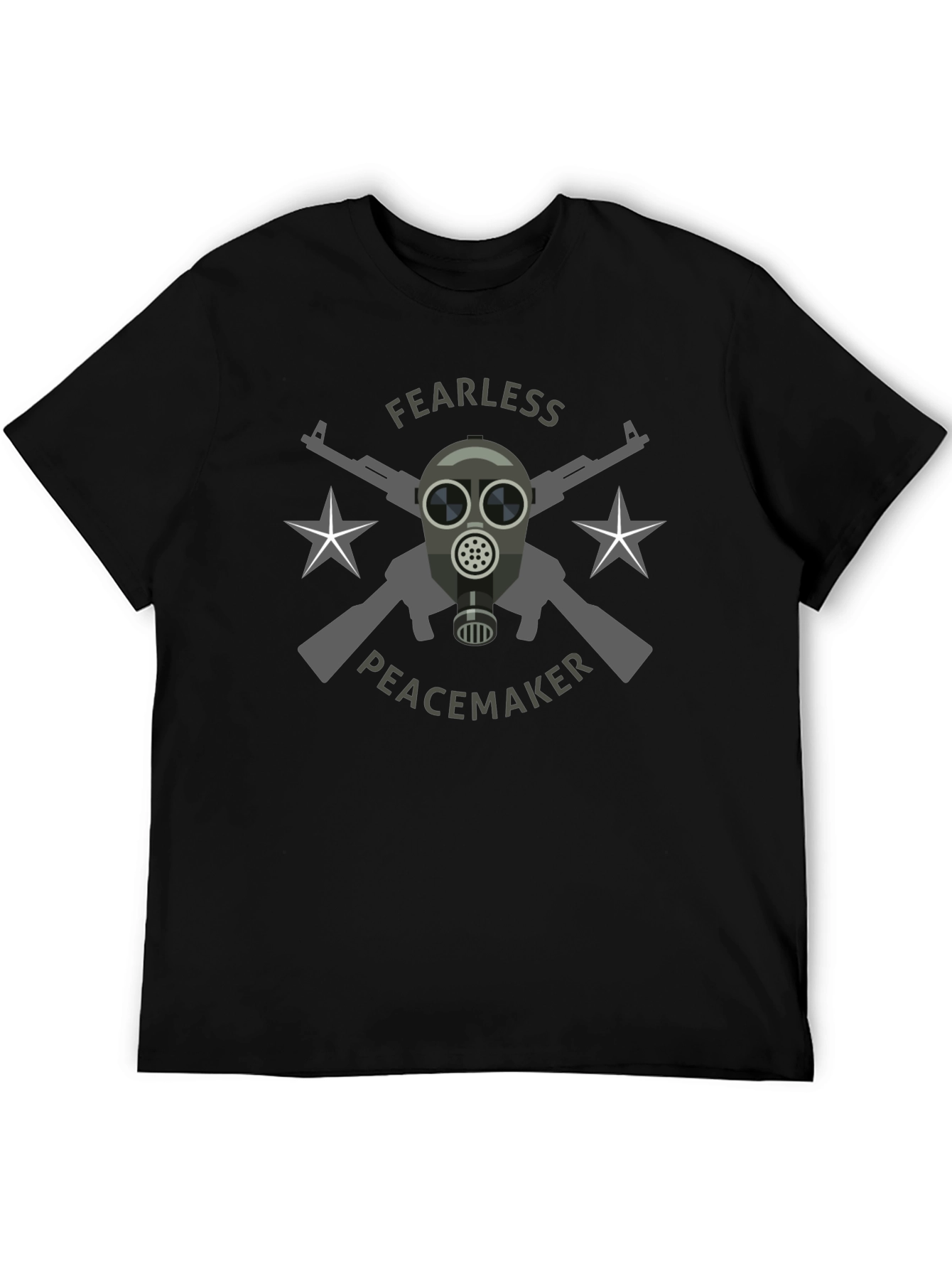 Camiseta Negra Fearless Peacemaker