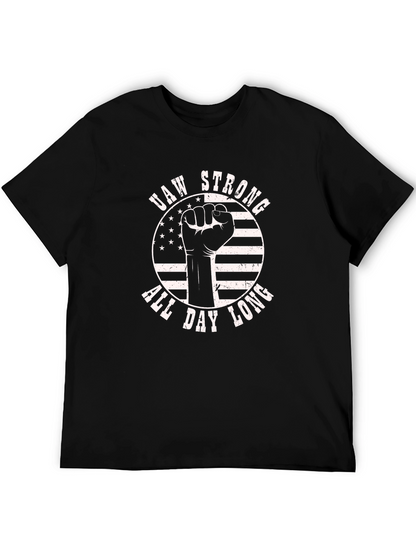 Camiseta Negra UAW Strong