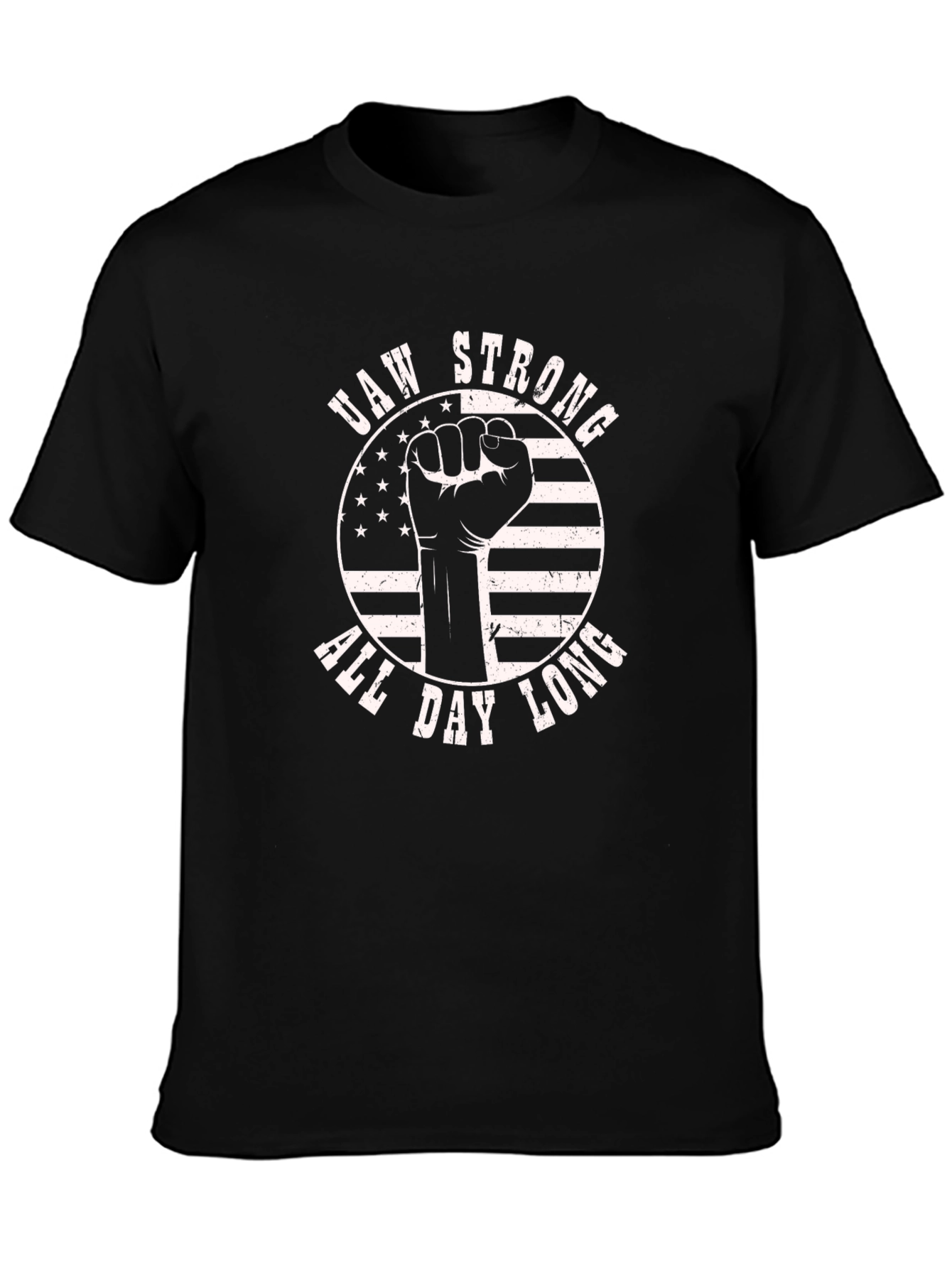 Camiseta Negra UAW Strong