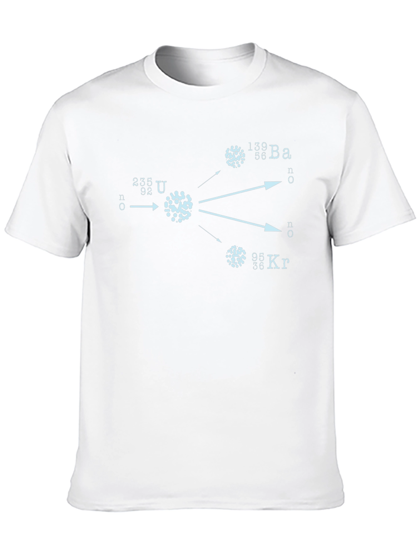 Camiseta Negra con Diseño de Fisión Nuclear