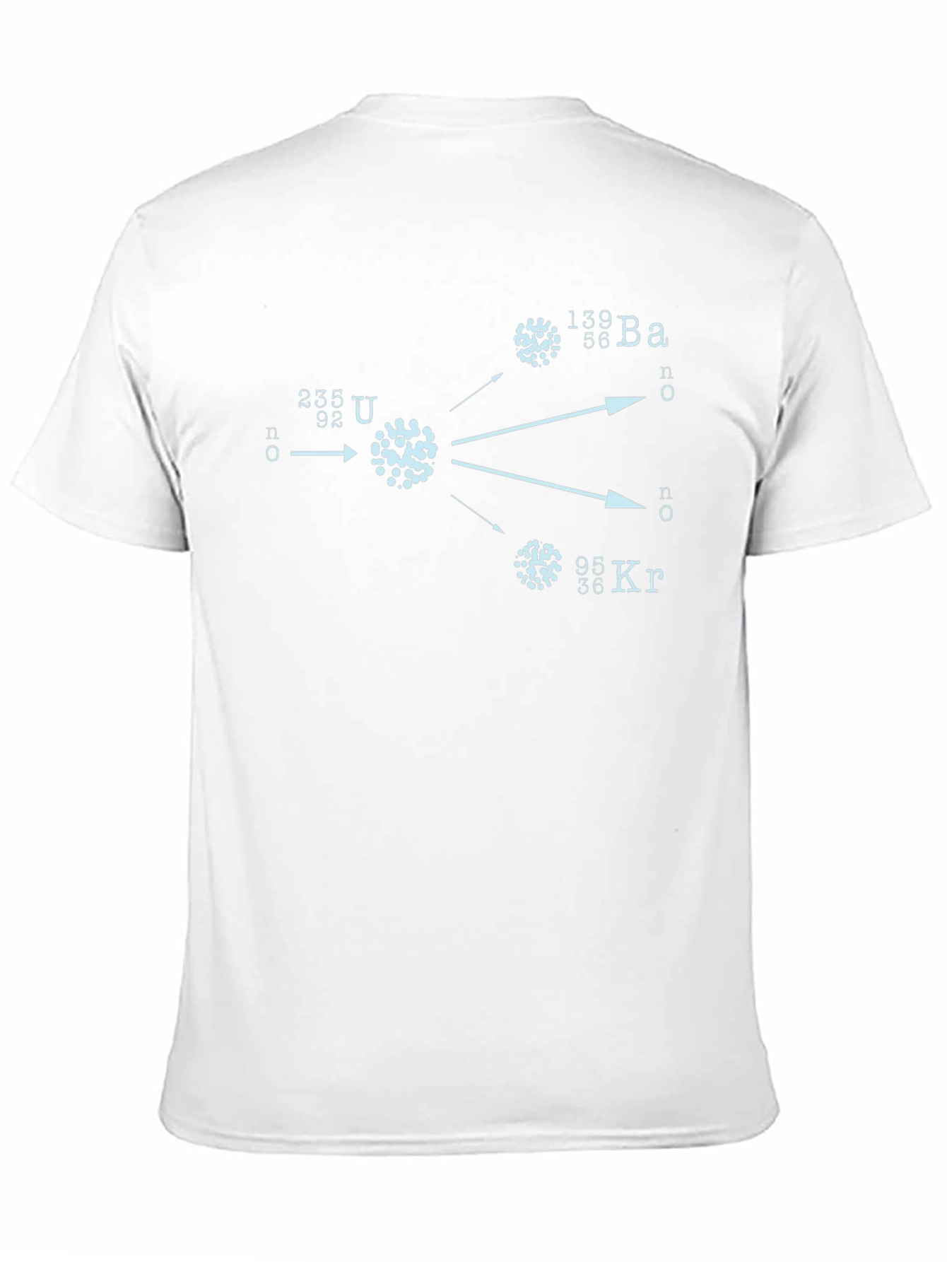 Camiseta Negra con Diseño de Fisión Nuclear
