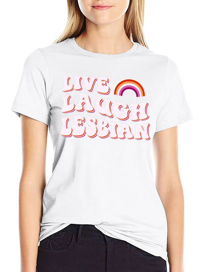 Camiseta Negra - Vive Ríe Lesbiana