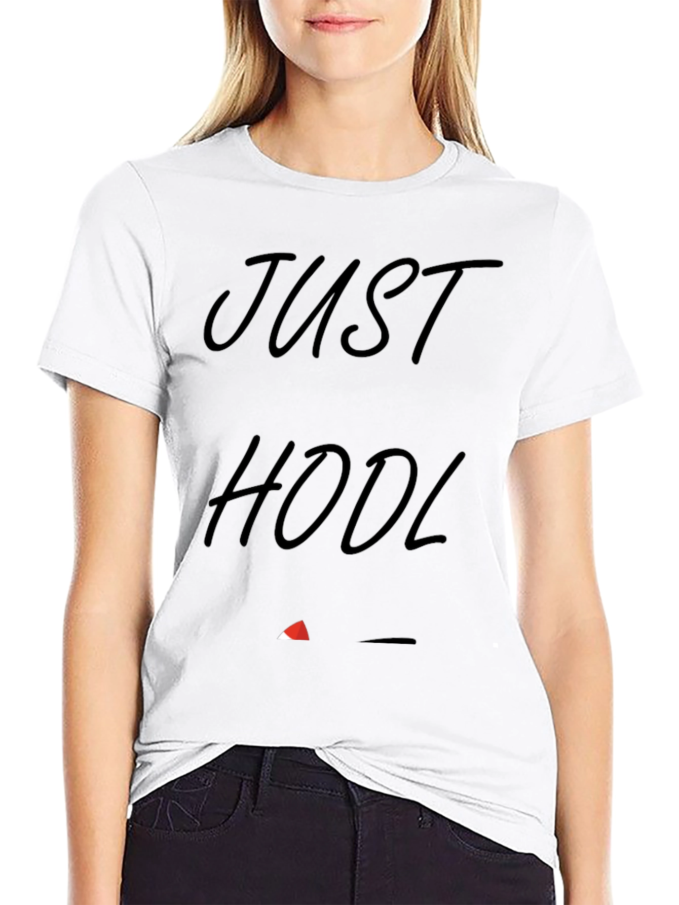 Camiseta Negra Just HODL - Para Amantes de Cripto